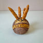 Vintage Set of 4 Spreader Knives in "Pains de France" Bread Loaf Caddy
