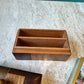 Vintage Wood Inlay Playing Card Box