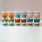 Vintage Set of 6 Anchor Hocking “Antique Autos” Frosted Glass Tumblers