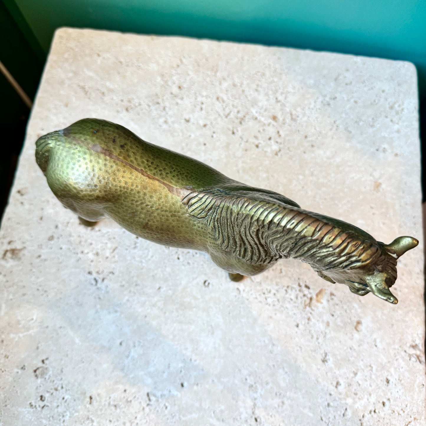 Vintage Brass Horse Statue