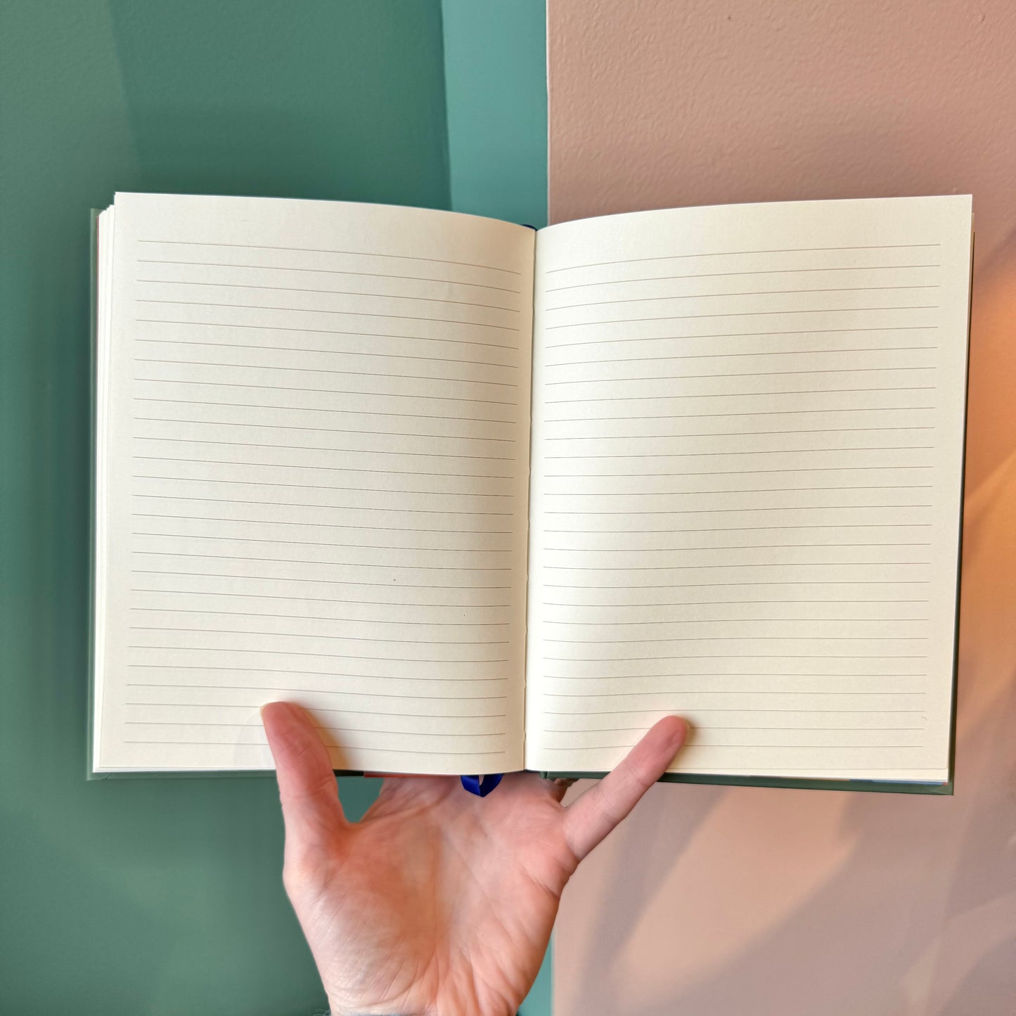 A Dopo Peacock Lined Journal