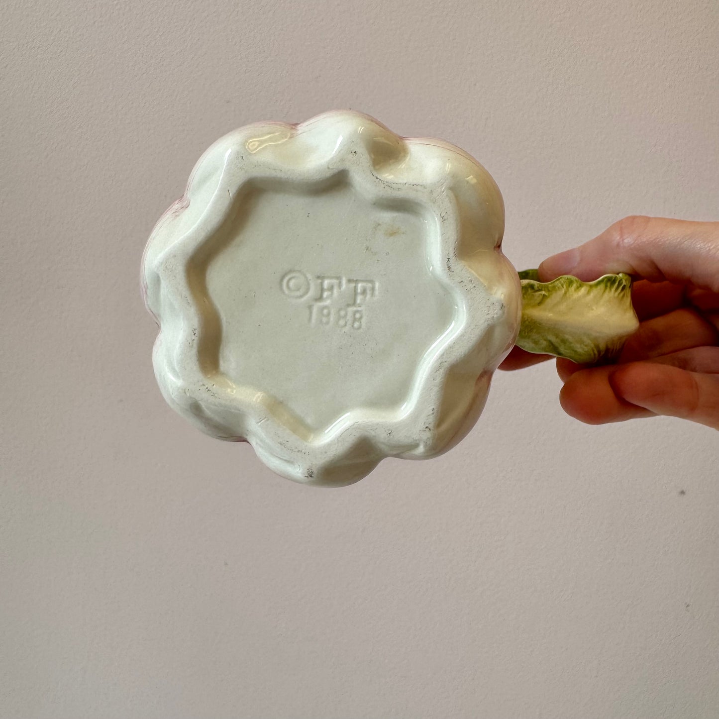 Vintage Set of 4 Ceramic Vegetable Mugs by Fitz & Floyd