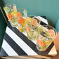 Set of 4 Vintage Culver Ltd. Citrus Highball Glasses