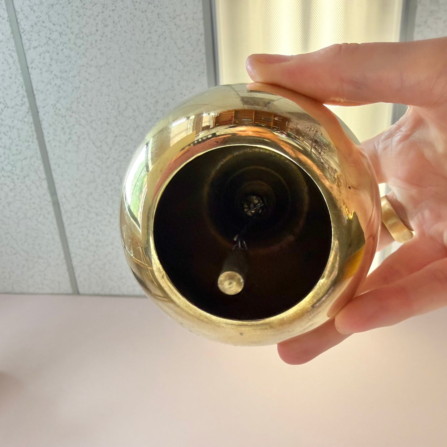 Vintage Brass Apple Bell