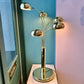Vintage Five-Headed Brass Table Lamp