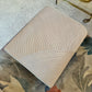 Vintage Pencil Reed Waterfall Side Table