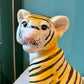 Vintage Ceramic Tiger Cub Statue