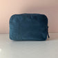 Velvet Embroidered Makeup Bag - Strawberry