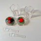 Vintage Set of 2 Lucite Berry Jars with Spoons by CL Designs Germany