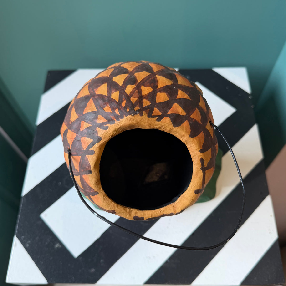 Vintage Inspired Haunted Acorn Candy Bucket