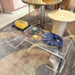 Vintage 1970's 'Scroll' Waterfall Lucite Coffee Table