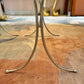 Pair of Vintage Chrome and Glass Nesting Side Tables