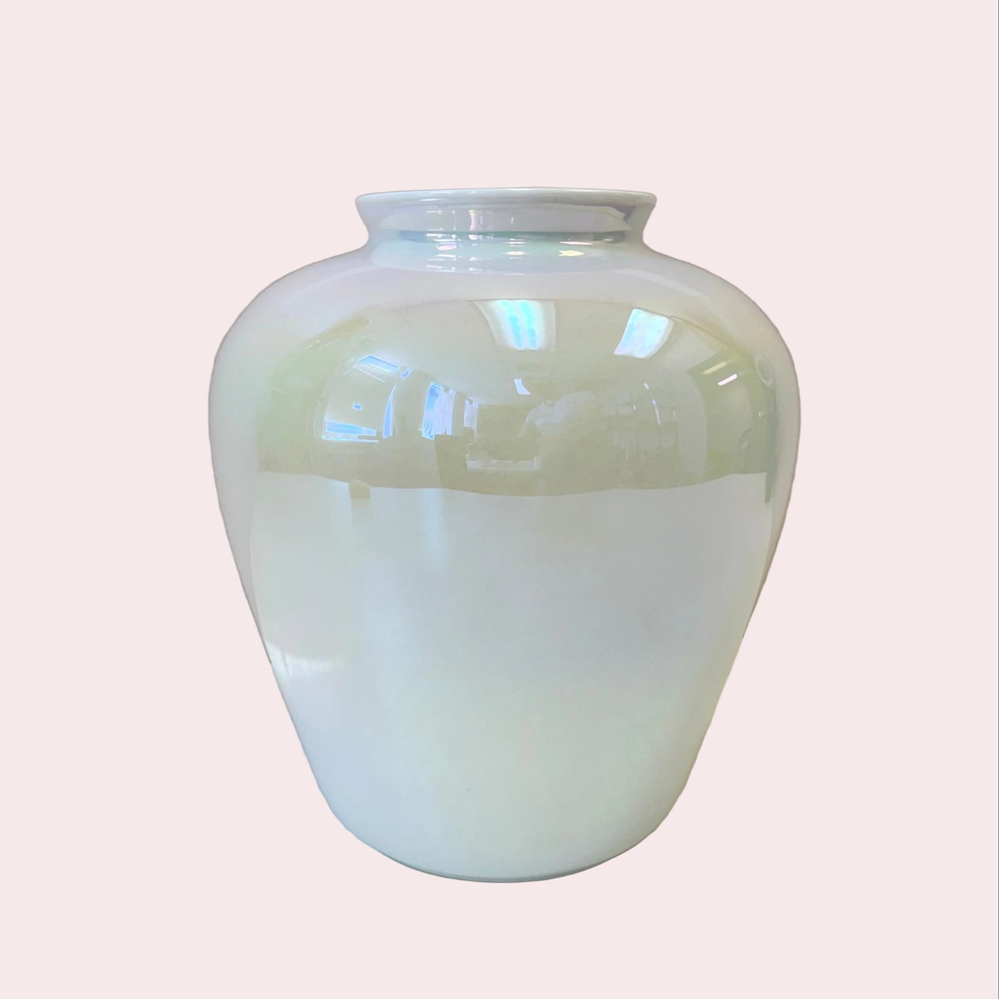 Vintage Opalescent Glass Vase