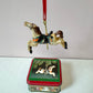 Vintage Carousel Horse Ornament in Box #8