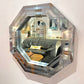 Vintage Octagonal Metal Mirror
