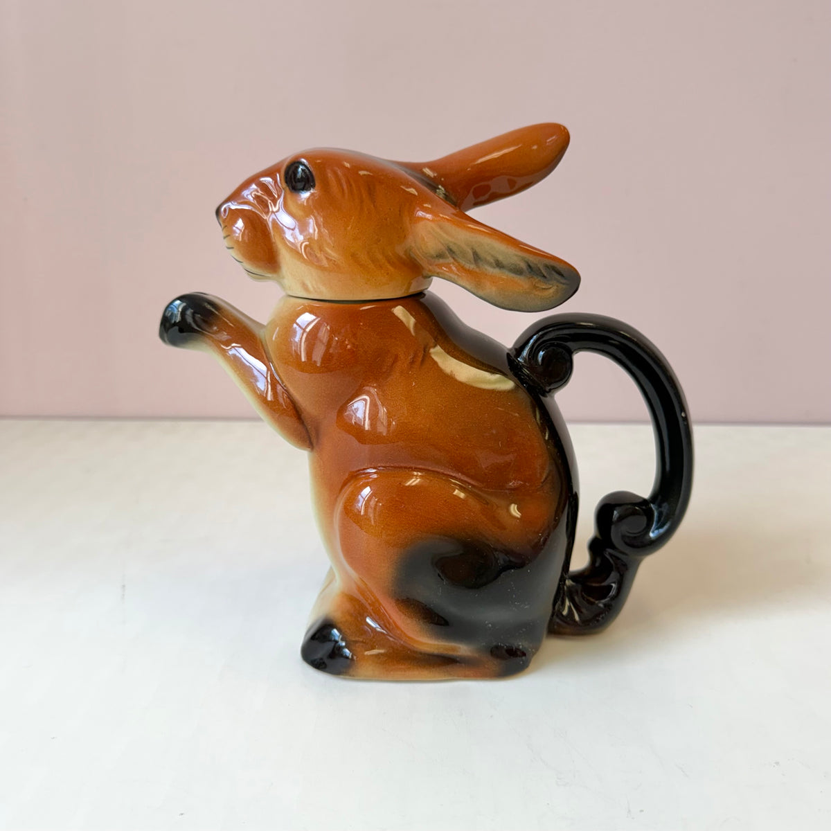Vintage Ceramic Rabbit Teapot