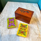 Vintage Wooden Playing Card Box