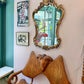 Vintage Large Rococo Giltwood Style Mirror by Union City Mirror