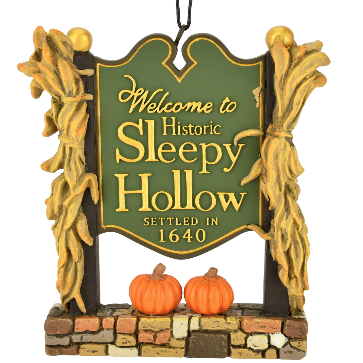 "Welcome to Sleepy Hollow" Sign Ornament