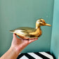Vintage Brass Duck