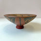 Vintage Handcrafted Ecuadorian Mucawa Pedestal Base Clay Bowl