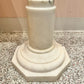 Vintage Italian White Marble Pedestal