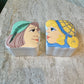 Vintage Pair of 1978 Maid Marian & Robin Hood Kissing Trinket Boxes