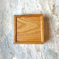 Vintage Small Square Wooden Storage Box