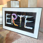 Vintage 1983 Framed Art Deco Style ERTE Poster