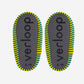 Stripe Slippers by Verloop Knit: Poppy Lilac