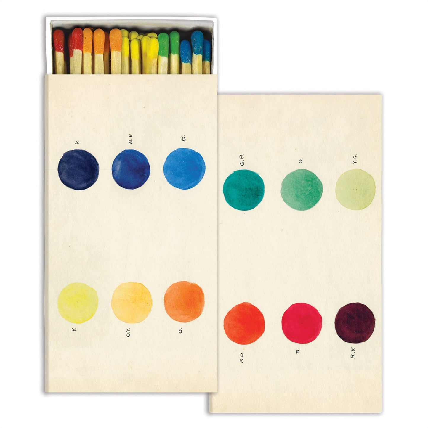 Rainbow Paint Dot Color Sample Matches