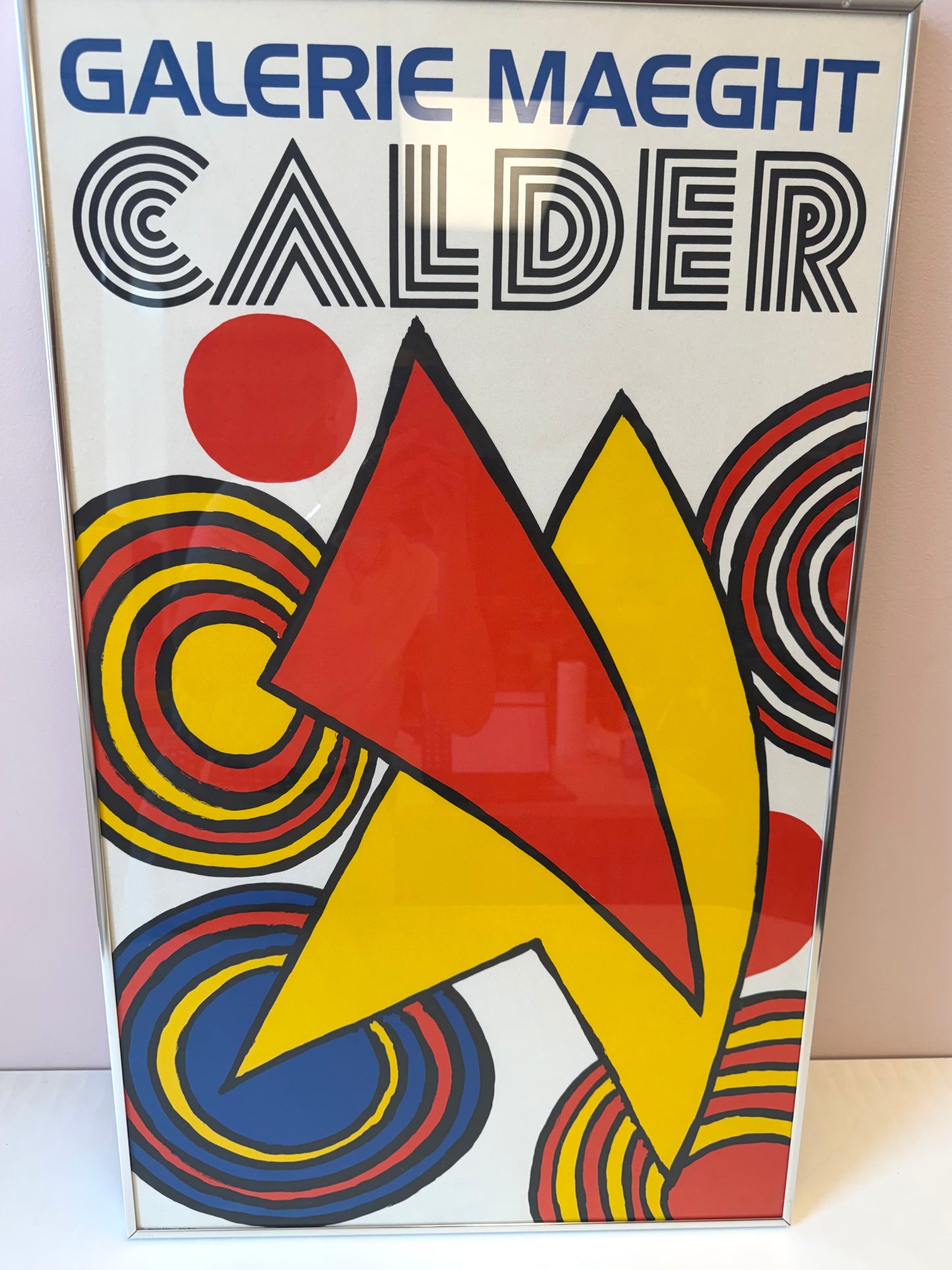 Vintage Framed 1973 Alexander Calder Maeght Poster/Lithograph