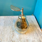 Vintage Brass Pear Trinket Box