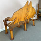 1981 Andrew Willner Elephant Bench/Signed and dated