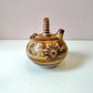 Vintage Handcrafted Mexican Tonala Clay Pottery Water Jug