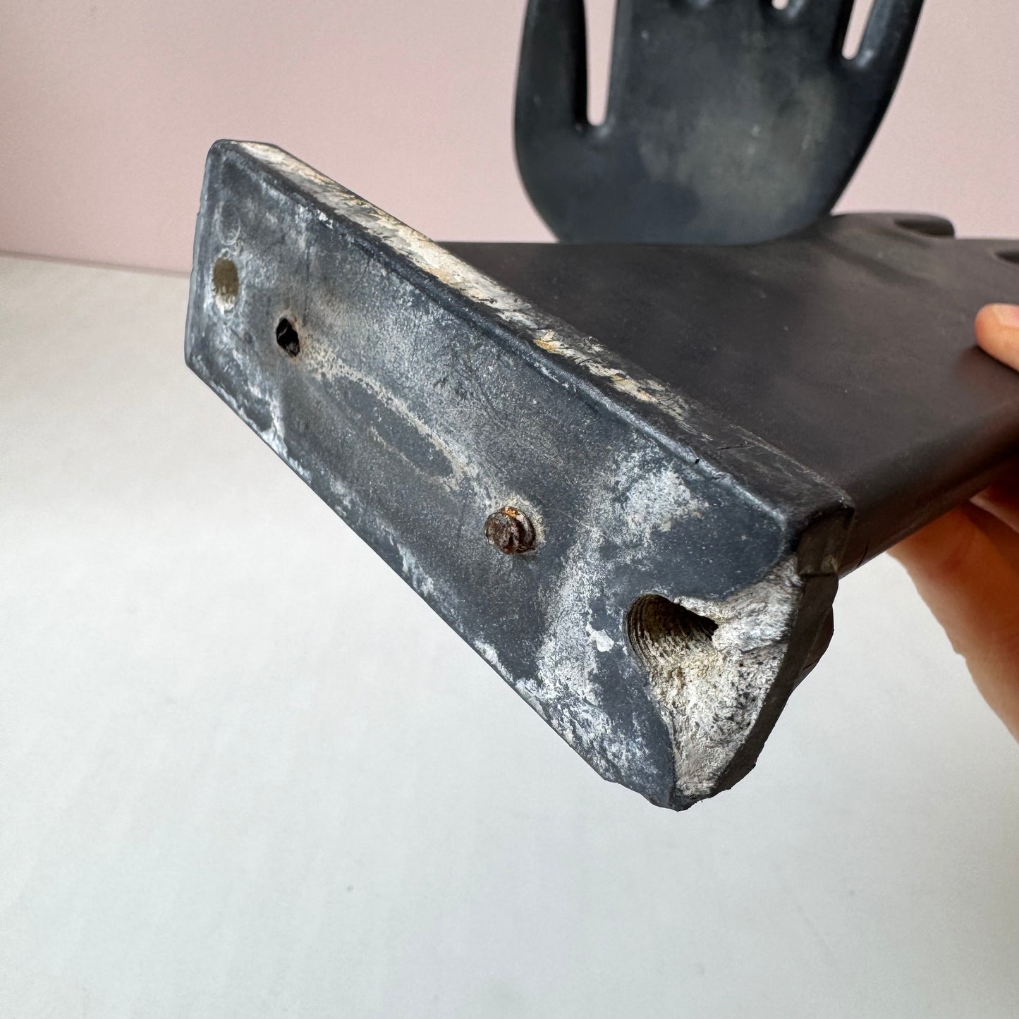 Vintage Pair of Ceramic Flat Glove Mold Display Hands