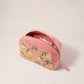 Pink Velvet Lemon Blossom Makeup Bag by Elizabeth Scarlett