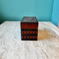 Vintage Hand Carved Polish 2 Deck Playing Card Box
