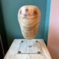Vintage Carved Wooden Nautilus Shell on Lucite Stand