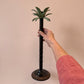 Vintage Pair of Palm Tree Candle Stick Holders