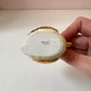 Vintage Gold Ceramic Swan Ring Holder
