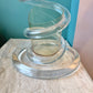 Mid Century Spiral Lucite Umbrella Stand by Dorothy Thorpe (as is)