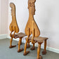 Pair of 1980 Andrew Willner Figure Chairs/Signed and Dated