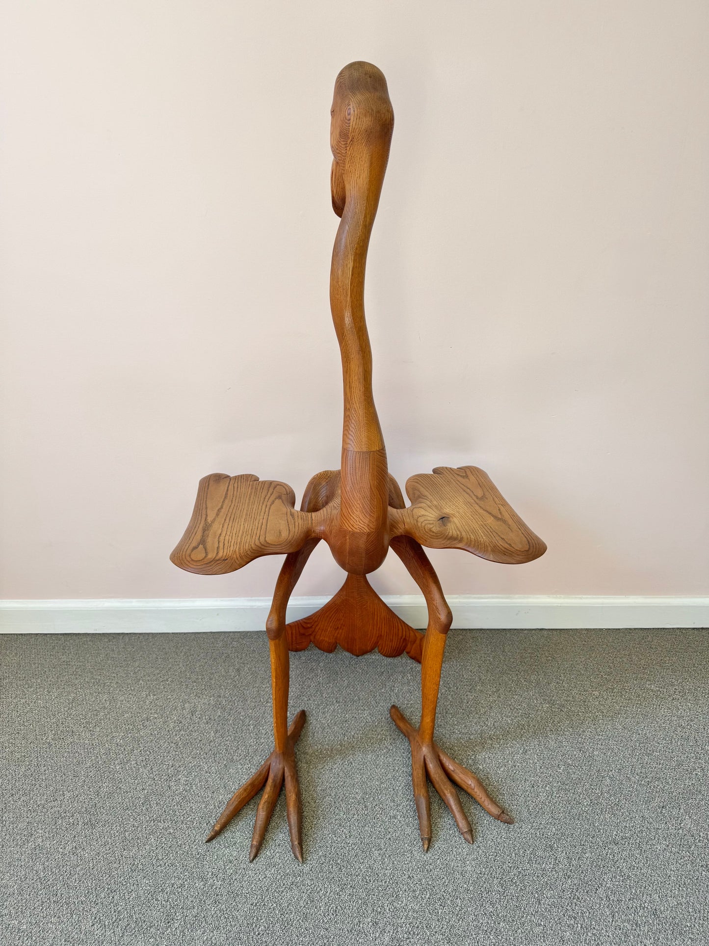 1980 Andrew Willner Ostrich Table/Signed and Dated