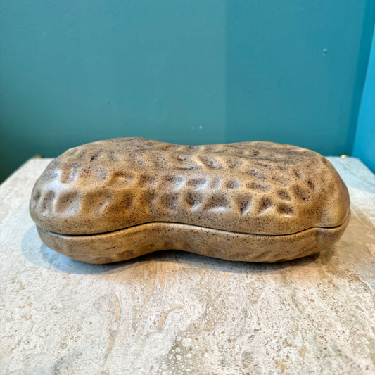 Vintage Ceramic Peanut Box