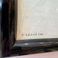 Vintage 1989 Alberto Magnelli Framed Exhibition Poster