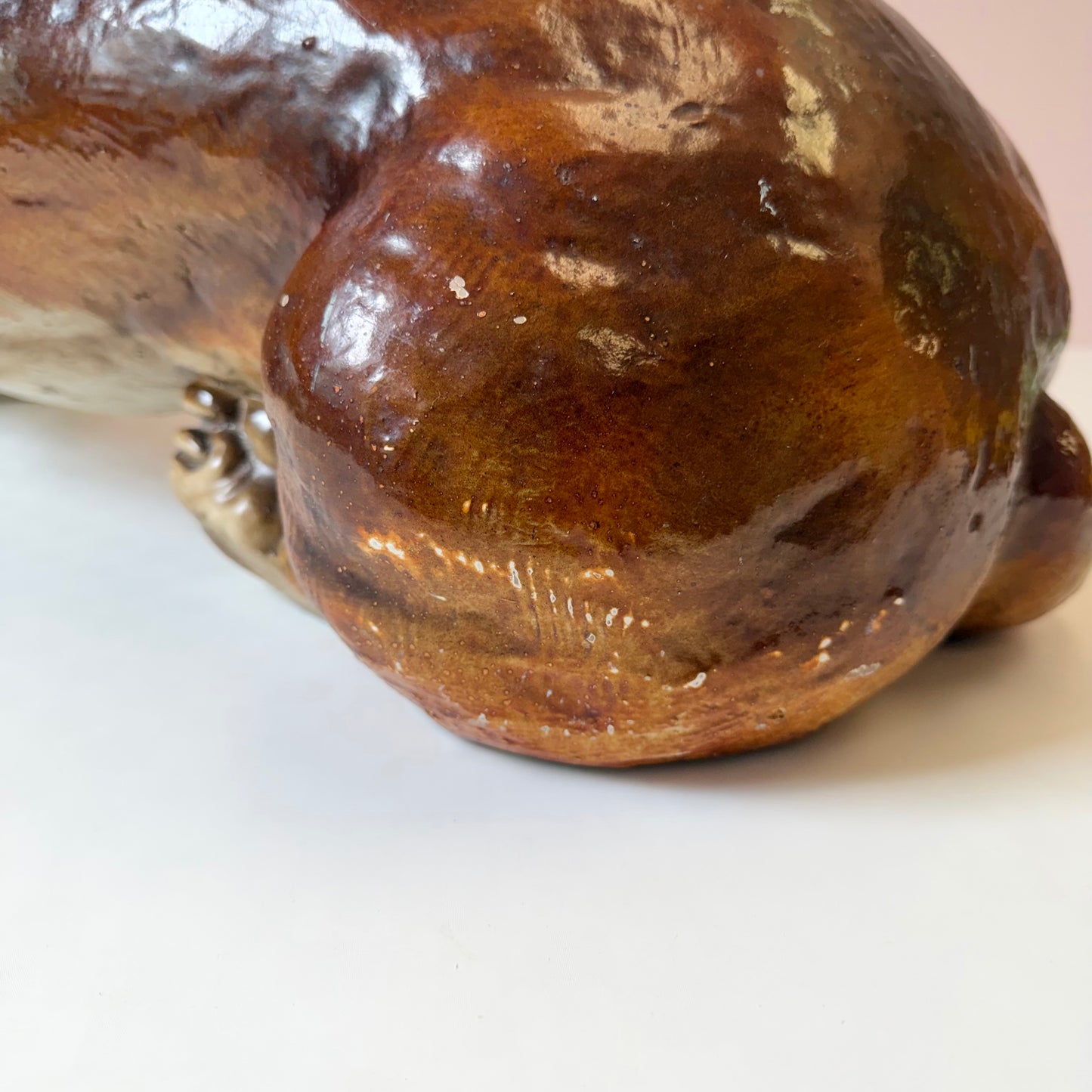 Vintage Mid-Century Extra Large Basset Hound Sculpture