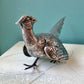 Pair of Antique Silver Plated Pheasant Bird Statues