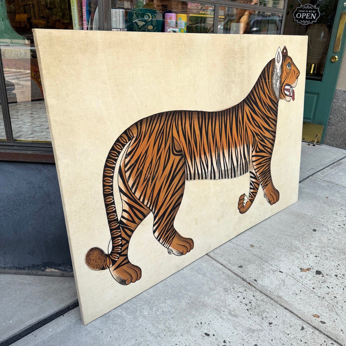 Vintage Large Jaime Parlade Style Bengal Tiger Painting