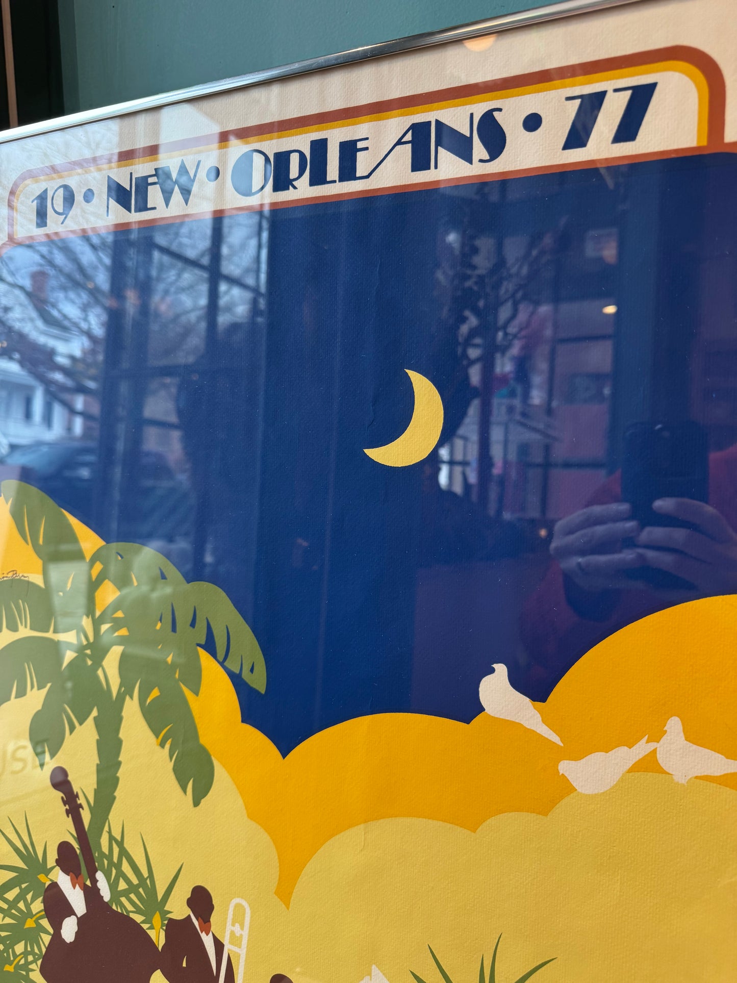 Vintage 1977 Limited Edition New Orleans Jazz & Heritage Poster Signed and Numbered